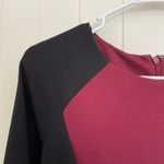 Banana Republic women’s maroon black bodycon long sleeve dress fitted 6 petite Photo 1