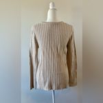 41 Hawthorn Poppi Textured Knit Popcorn Crewneck Sweater Oatmeal Size M Tan Size M Photo 2