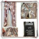 Rbx Active Women’s RBX leggings - beige w/ floral design - thigh pockets - size Large Photo 10