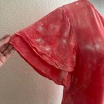 Dear John  Ruffle cap sleeve blouse Size Medium Rayon Photo 2