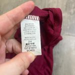 None Cropped Cap Sleeve TShirt Berry Pink Size Small Photo 3