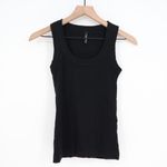 American Giant Womens Black Ribbed Tank Top Made in USA Size XS Photo 1