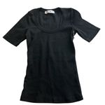 Petal and Pup  Womens Solene Knit Top, Black, Size Medium, NWOT Photo 1