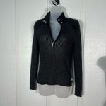 The North Face Women’s A5 Series 1/4 Zip Black Ribbed Pullover Size Medium EUC Photo 1