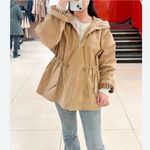 Burberry Women’s Birley Check Hooded Jacket Archive Beige Photo 13