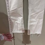 Madewell  90’s Straight Crop White Jeans Size 28 Photo 11