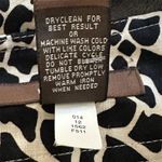 Merona Women's Brown Giraffe Print A-Line‎ Knee Length Skirt Sz 10 Autumn Breathable Photo 3