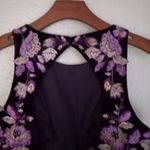 Mon Cheri Ellie Wilde Mon Cherie 10 Purple Velvet Beaded Crop Top Formal Photo 5