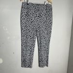 Joseph Ribkoff  Straight Leg Black & White Dot Patterned Pants Women's Size 14 Photo 1