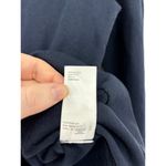 Kate Spade Saturday Top Womens Small Slip Neck Shirt Navy Blue 3/4 Sleeve Cotton Photo 3