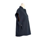 FIGS Rafaela Scrub Top Womens XSmall Dark Harbor Color Oversized Nurse Medical Photo 1