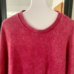 Free People Red Velvet Bell Cuff Long Sleeve Shirt Photo 3