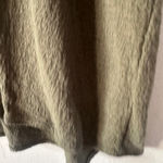 Madewell  Olive Green Textured Blouse Women's S Photo 4