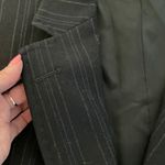 United Colors Of Benetton Made in Italy of Benetton Black Striped Wool Blend Jacket Blazer, size 42 or US 6 Photo 6