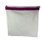 Tory Burch Dust Bag Drawstring Pouch Pink Purple Geometric Logo Charm Photo 0