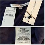 Collective Concepts  Zebra Jacquard Mini Dress Satin Blue M Photo 9