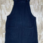 Vintage D.P.S New York Bib Jumper Dress Women's Size L Blue Corduroy Sleeveless Size L Photo 0