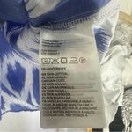 H&M  Cotton Tunic Dress Abstract Womens XL Blue Photo 5