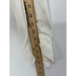 Lou & grey  Ivory Linen Blend Side Tie Button Down Shirt Small Vacation Resort Photo 8