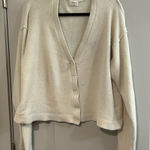 Wilfred  Cream V-Neck Cardigan Photo 0