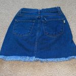 Vibrant Womens  Jean Skirt with Flower Detail Photo 3
