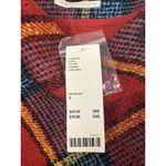 Urban Outfitters Skirt Womens Small Red Plaid Wrap Mini Buckle Academia Preppy Photo 3