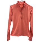 Nike Dri Fit Athletic Coral Half Zip Multi Textured Pull Over Jacket Womens S Photo 8