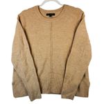 Banana Republic Banana Republic womens L beige crewneck sweater merino wool neutral pullover Photo 0
