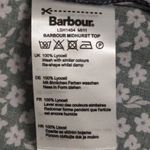 Barbour  Midhurst Top Floral Ditsy Print Smocked Ruffle Lyocell Long Sleeve 8 New Photo 8