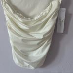 Live in the Moment Cream blouse stretchy slouchy cowl neck top women’s size small Photo 6