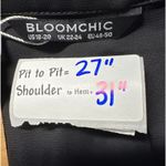 BLOOMCHIC Black White Stripe Tunic Top Women Plus Size US 18 Photo 2