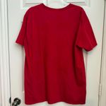 Gildan Red “Santa? We Good” Leopard Santa Hat Graphic Tee XL Christmas Holiday Photo 4