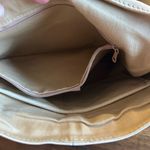 Marco Buggiani Italy cream tan leather messenger bag Photo 8