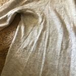 Verve Ami  Solid Gray Long Sleeve Open Front Rayon Classic Long Cardigan Sweater Photo 9