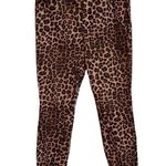 Good American Leopard Print Jeans Brown Size 28 High Rise Good Waist Photo 3