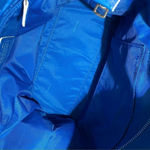 Coach Blue Denim Taxi Zip Tote Bag Leather Trim with COA Photo 11