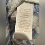 Hope & Harlow Sleeveless Striped Button Up Dress Size 8 Luna Blue/Ivory Blue Photo 8