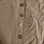 Army Green Flowy Skirt Photo 1