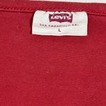 Levi's Levi’s Women’s Dusky Red Mid Cropped Top With Flattering Waist Accentuation L Photo 4