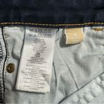 Michael Kors  Skinny Jeans Zipper Ankle Leg Hem Size 2 Stretch Dark Wash Decal Photo 9