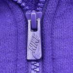 Nike  Sportswear Hoodie Womens Medium Purple Swoosh Full Zip Hooded Sweatshirt Photo 4