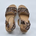 Forever Link Leopard Faux Suede Platform Espadrille Sandals Photo 2