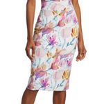 Chiara Boni  LA PETITE ROBE
Angelina Floral One-Shoulder Cocktail Dress Sz 46/10 Photo 0