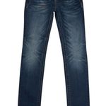 Miss Me Signature Rise Skinny Jeans Dark Wash Gold Cross Pocket JP592652 Size 28 Photo 3