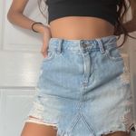 Denim Skirt Blue Size 0 Photo 0