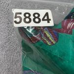 Victoria's Secret Vintage  Silk Robe Small Green Tassel Chain Print 90s Loungewear Photo 9