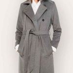 Everlane  Wool Cashmere Trench Coat NEW Womens Large Gray Photo 0