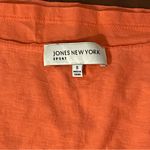 Jones New York π Orange Fitted Embellished Tank Top Photo 4