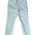 Lilly Pulitzer Originals Lilly's Pad Frog Resort Fit Capri Pants - size 4 Photo 0