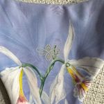 Johnny Was  Floral Sports Bra - Blue and Multicolor Photo 3